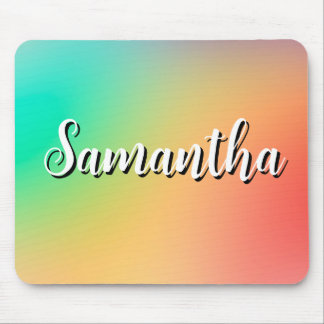 Personalised mouse pad