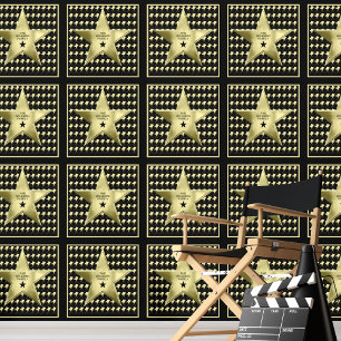 Personalised Movie Star Custom Name Home Theatre Wallpaper