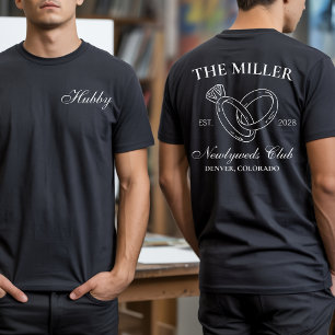 Personalised Mr. and Mrs. Newlyweds T-Shirts