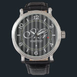 Personalised Mr. Husband Groom His Hers Newly Weds Watch<br><div class="desc">A classic monogram for Mr. and Mrs. for newly weds established couples mum dad girlfriend or boyfriend. A perfect last minute fashion watch gift idea. Mr. and Mrs. Husband Wife His Hers Newly Weds on a custom gift to wear or to share. Use the "Ask this Designer" link to contact...</div>