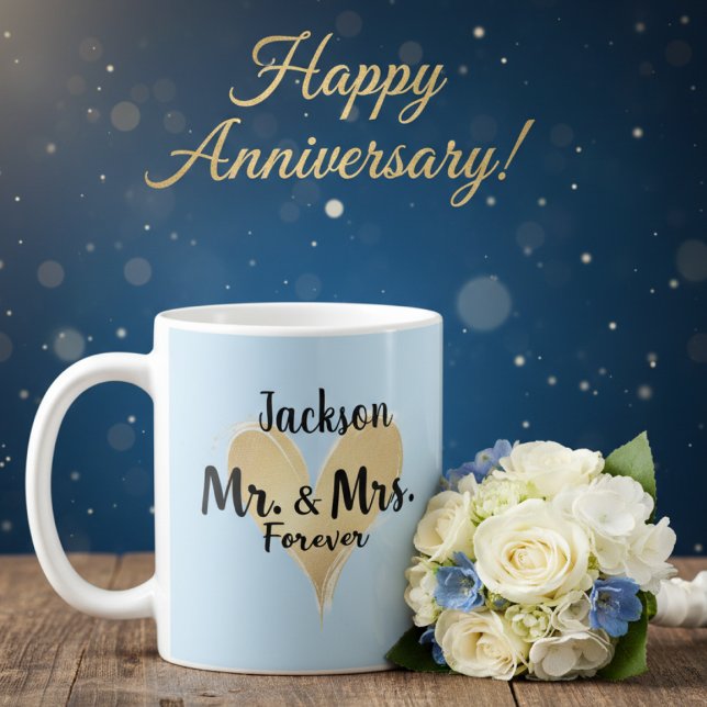 Personalised Mr. & Mrs. Forever Mug (Creator Uploaded)