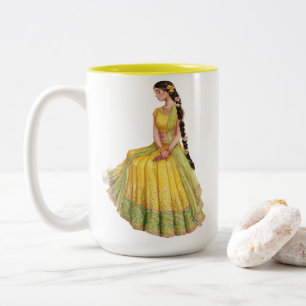 Personalised Mr & Mrs Wedding Mug - Custom Floral 