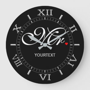 Personalised Mr. on a Large Clock