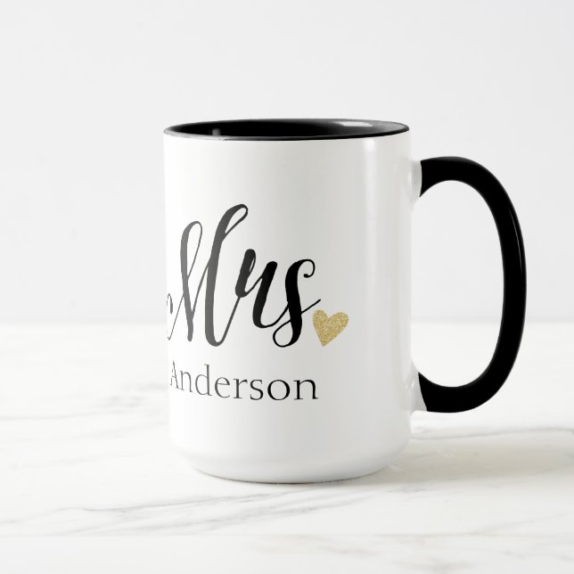 Personalised Mrs. | Bride-to-Be Mug (Right)