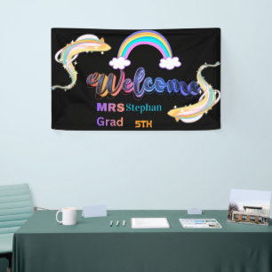 Personalised Mrs Welcome Sign Custom Teacher Cla