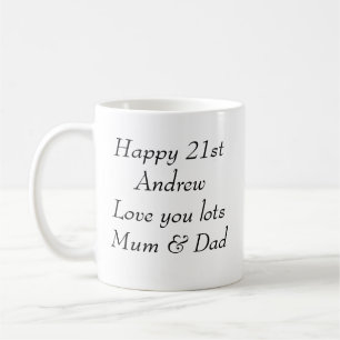 Personalised Mug Any Text You Want name custom