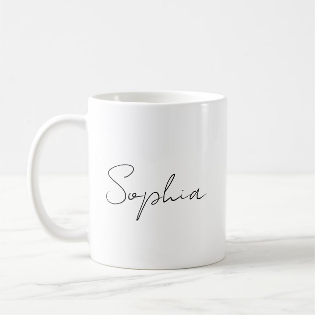 Personalised Mug Ceramic mug, Custom Mug with Text (Left)