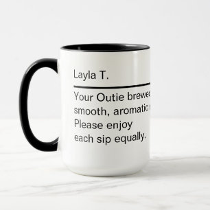 Personalised mug Custom  name definition 