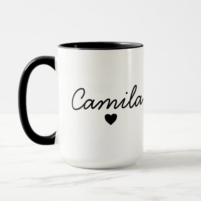Personalised Mug, Custom Name Mug, Name Mug Person (Left)
