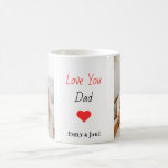 Personalised Mug Father’s Day Gift with Kids Names<br><div class="desc">"Give Dad a daily reminder of how much he’s loved with this personalised Father’s Day mug featuring his kids’ names! Whether he’s sipping coffee at work or relaxing with tea at home, this custom mug is both meaningful and practical. Add children's names, a special message, or a fun title like...</div>