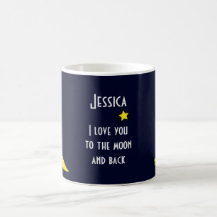 Personalised Mug I Love You to the Moon and Back