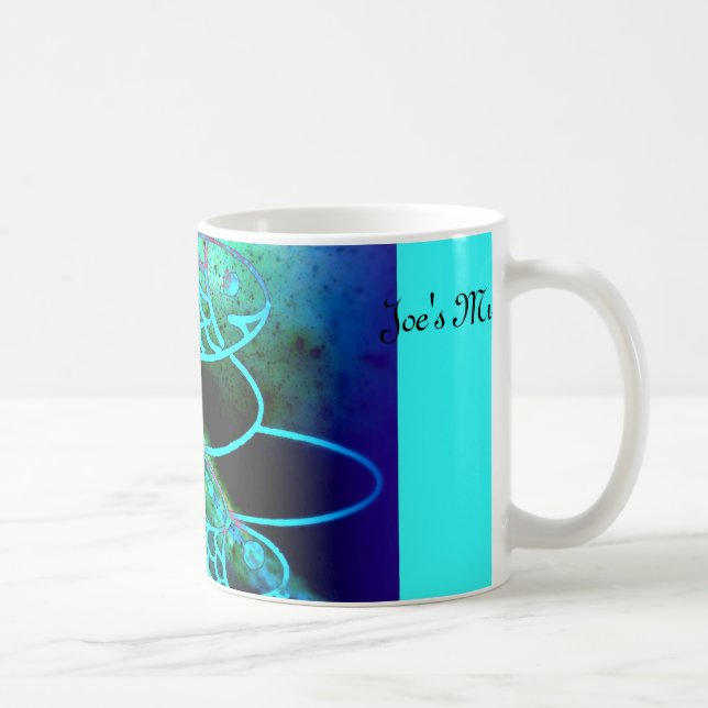 Personalised Mug in Blues (Right)
