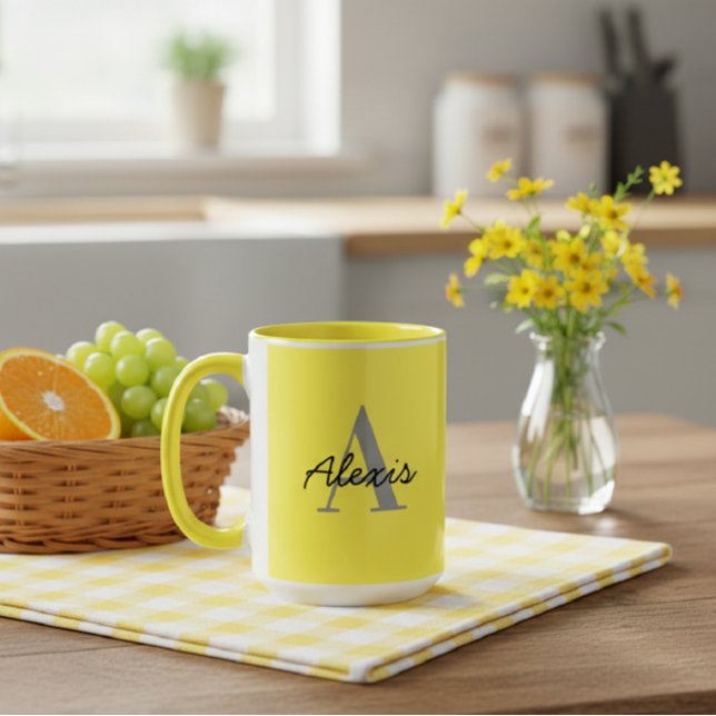 Personalised Mug | Initial and Name Mug | Custom  (Creator Uploaded)