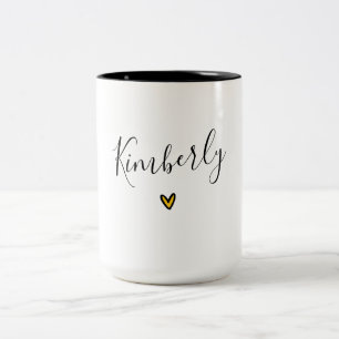 Personalised Mug with Name and heart