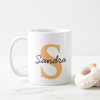 Personalised Mug with Name and Initial