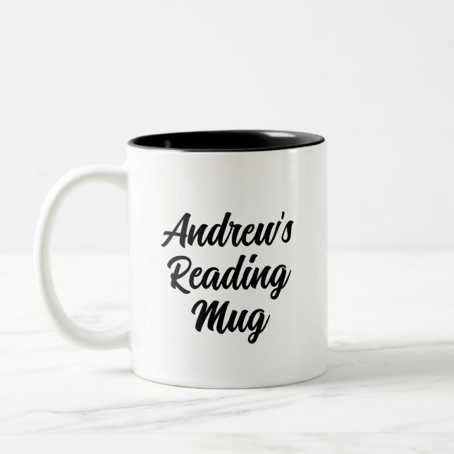 Personalised Mugs | Custom Gifts for Readers (Left)