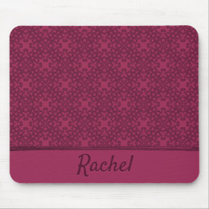 Personalised mulberry pattern mouse pad