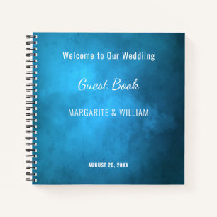Personalised Multicolor Water Scene Guest Book