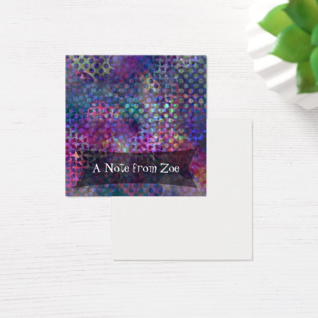 Personalised Multicolored Abstract Digital Art (Desk)