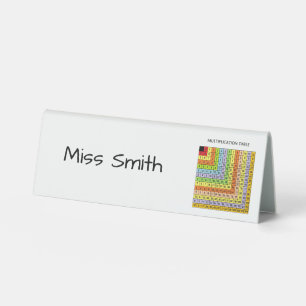 Personalised "Multiplication Chart"