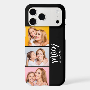 Personalised Mum 3 Photo Year Established Modern
