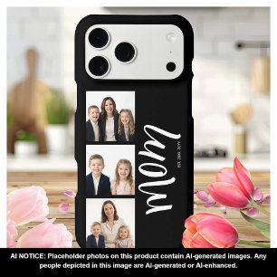 Personalised Mum 3 Photo Year Established Modern