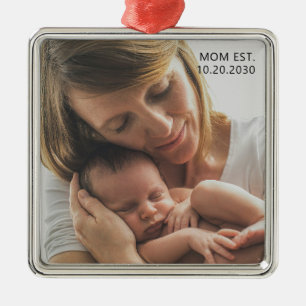 Personalised Mum Established Metal Ornament