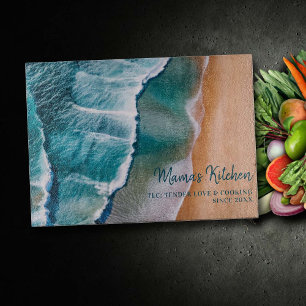Personalised Mum Gift Tender Love TLC Ocean Waves Cutting Board