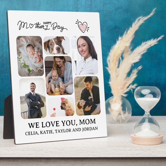 Personalised Mum Photo Keepsake Plaque Gift (Show Mom You Care: Personalized Photo Keepsake)