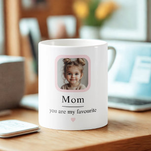 Personalised Mum Photo Mug   You Are My Favourite 