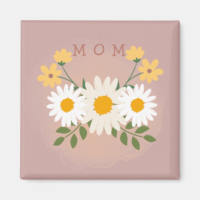 Personalised Mum Refrigerator Magnet Mothers Day (Front)