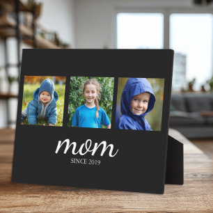 Personalised Mum Since Photo Plaque