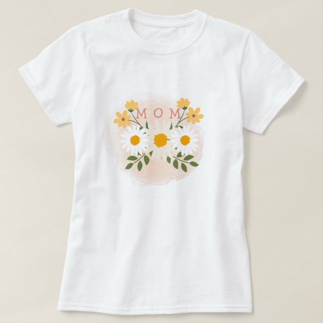 Personalised Mum T-Shirt Mother’s Day  (Design Front)