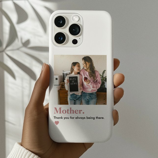 Personalised Mum Thank You Photo Case-Mate iPhone Case (Creator Uploaded)