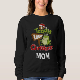 Personalised Mum Toadly Love Christmas Sweatshirt