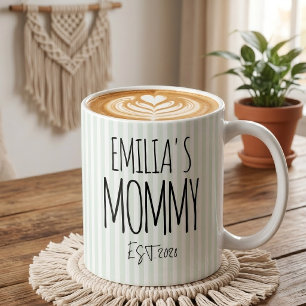 Personalised Mummy Daddy Mug Set Gift, New Mum Dad