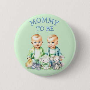 Personalised Mummy to be Baby Shower Button