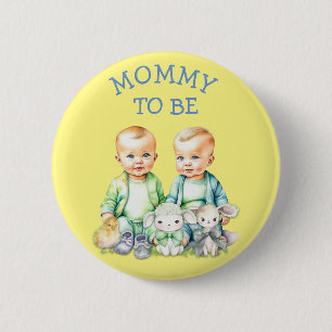 Personalised Mummy to be Baby Shower Button