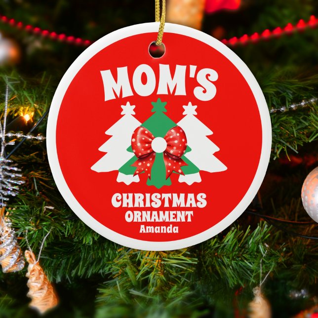 Personalised Mum's Christmas Tree Ornament (Creator Uploaded)