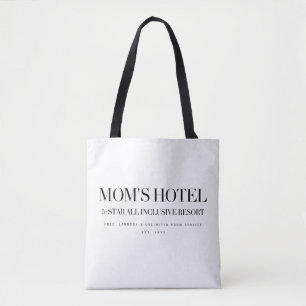 Personalised Mum's Hotel Custom Year Fake Resort T Tote Bag