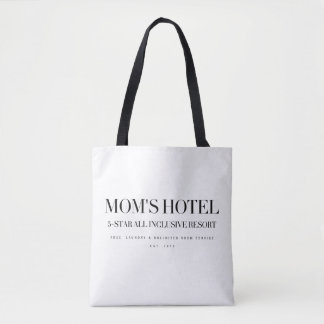 Personalised Mum's Hotel Custom Year Fake Resort T Tote Bag
