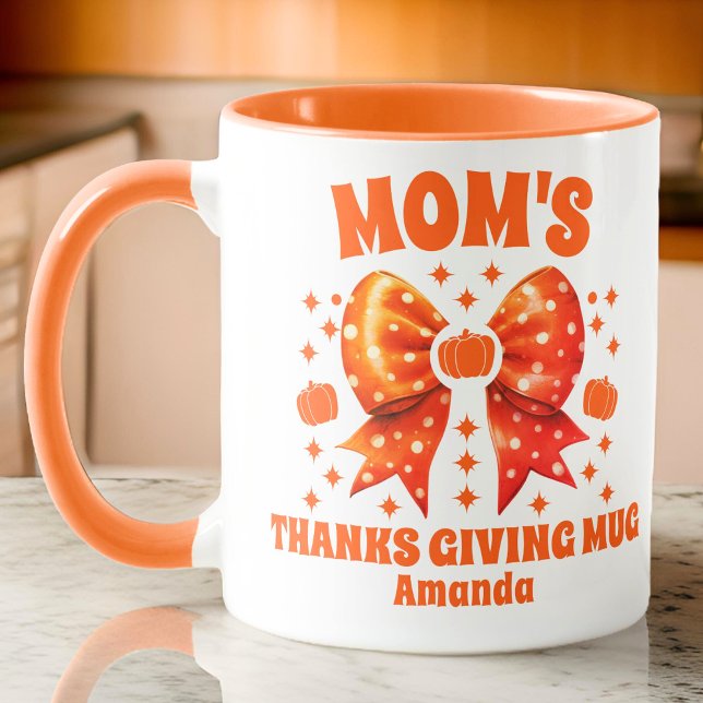 Personalised Mum's Thanksgiving  Mug (Creator Uploaded)