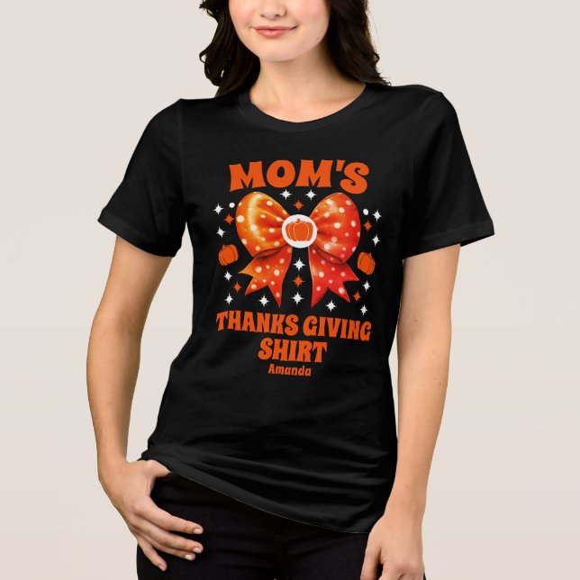 Personalised Mum's Thanksgiving Shirt (Front)
