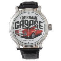 Personalised Muscle Car 1967 Red Fastback Garage