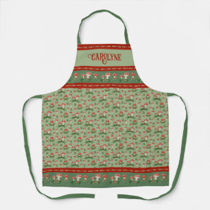 Personalised Mushrooms Apron