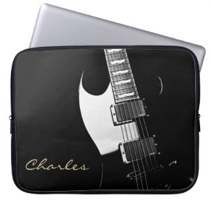 Personalised Music Electric Guitar Laptop Sleeve