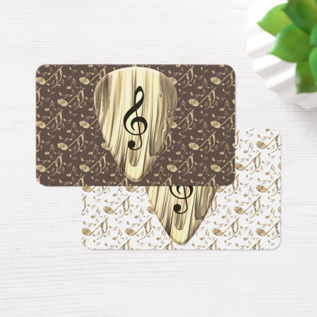 Personalised Music Note Guitar Pick  (Desk)