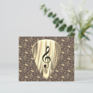 Personalised Music Note Guitar Pick