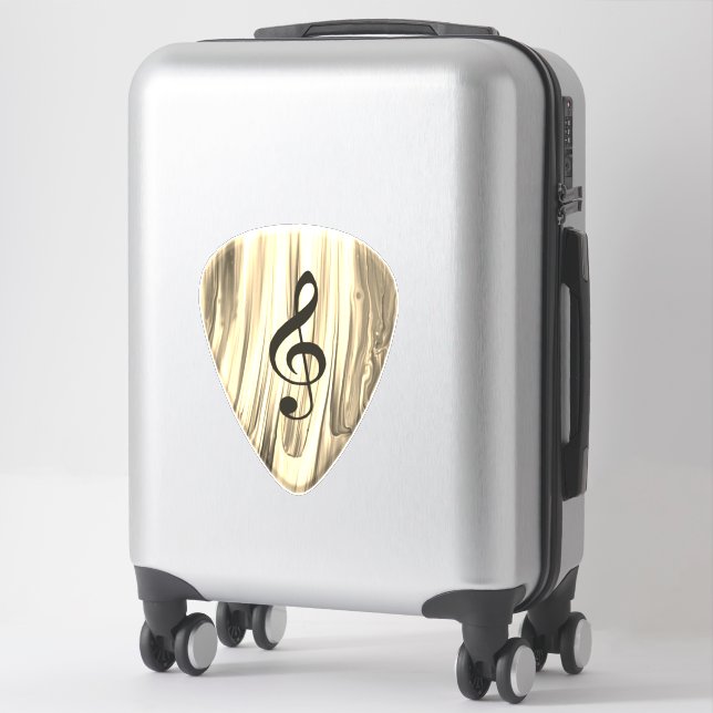 Personalised Music Note Guitar Pick  (Suitcase)