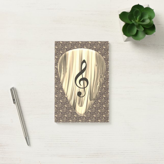 Personalised Music Note Guitar Pick  (Office)